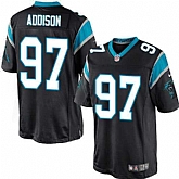 Nike Men & Women & Youth Panthers #97 Addison Black Team Color Game Jersey,baseball caps,new era cap wholesale,wholesale hats